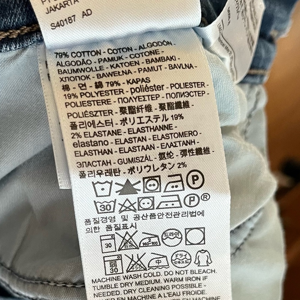 Levi’s Slimming Straight Jeans Dark Wash 28 Lavender Hill - Picture 15 of 15